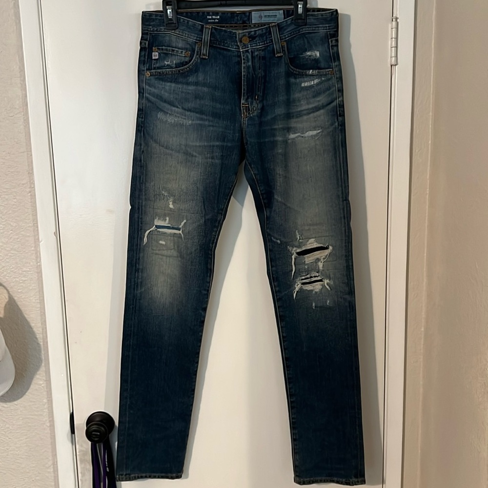 AG distressed Tellis Jeans